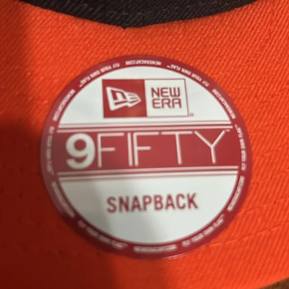 🔥🏒 Anaheim Ducks NHL Hockey Retro Logo Black/Orange New Era Snapback Hat - NEW
